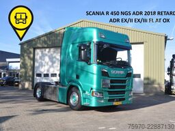 Scania R450 NGS 4X2 RETARDER 2018  ADR EX/II EX/III FT...