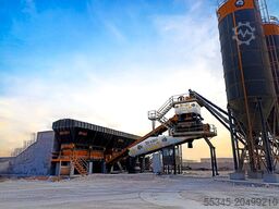 FABO Stationary Concrete Batching Plant 180 m3/h Stationary Concrete Batching Pl