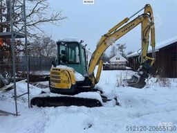 Yanmar VIO57-U excavator with rototilt and 3 buckets