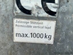 HUMBAUR Tandem Anhänger mit 2Achsen und Rampen