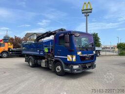 MAN TG-L 8.190.4x2 BL 2-Achs Kipper Kran Hiab 078+Gr