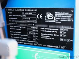 PB Lifttechnik S225-12ES Electric, 22.5m Working Height, 450kg Ca