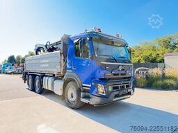 VOLVO FMX 500 6x4 KRAN abstattelbar 18m Kipper Bordmat