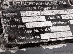Mercedes Occ versnellingsbak G210-16 Mercedes