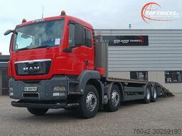 MAN TGS 35.360 8x2 - Machine transporter, Oprijwage...