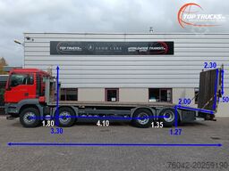MAN TGS 35.360 8x2 - Machine transporter, Oprijwage...