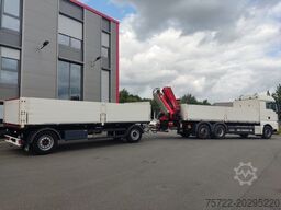 MAN TGX 26.510 6x2-4 Baustoff-Zug mit Fassi F235