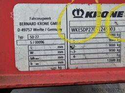Krone sd| 3 axle curtainsider | Saf disc.