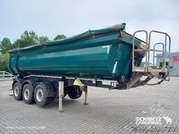 Schwarzmüller Semitrailer Tipper Steel half pipe body 23m³