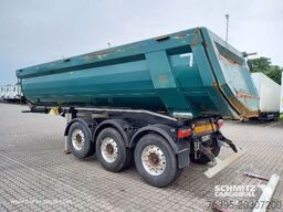 Schwarzmüller Semitrailer Tipper Steel half pipe body 23m³