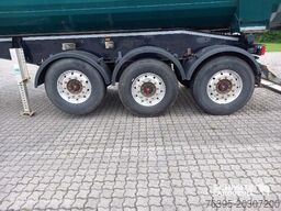 Schwarzmüller Semitrailer Tipper Steel half pipe body 23m³