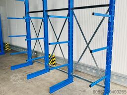 ca. 3,15 lfm. Kragarmregal Langgutregal H: 250 cm 140 kg/Arm META Multistrong