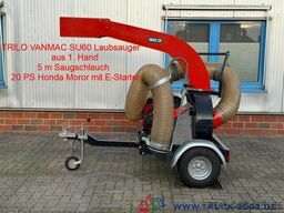  TRILO VANMAC SU60 Laubsauger & 20 PS HONDA Motor