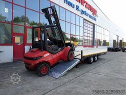 Möslein TTT 11-6,2 BR Orange  Tandemtieflader mit breiten RampenNeufahrzeug