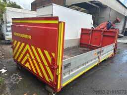 MEILLER Hakenabsetzcontainermulde mit Meiller Kran