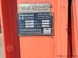 MEILLER Hakenabsetzcontainermulde mit Meiller Kran