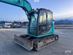 Kobelco SK75SR Crawler Excavator w/ Rototilt and Cleaning