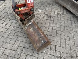 KUBOTA U27-4 minigraver/graafmachine rups 1 bak 2016 Diesel