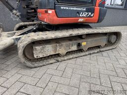 KUBOTA U27-4 minigraver/graafmachine rups 1 bak 2016 Diesel