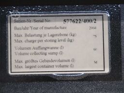 asecos 1200/640/H1970 mm