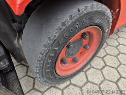 Linde E16C, Triplex, Freelift & Sideshift.