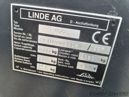 Linde E16C, Triplex, Freelift & Sideshift.