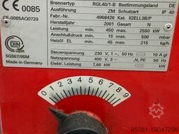 WEISHAUPT RGL 40/1-B // 2550kw Mit Schaltschrank