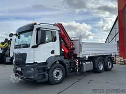 MAN TGS 26 440 6x2-4 BL Krankipper Fassi F195 LAGER!