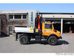 Mercedes-Benz UNIMOG 1450 mit Kran PK 9001 EH + Funk neuw.