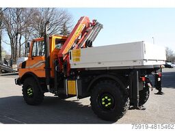 Mercedes-Benz UNIMOG 1450 mit Kran PK 9001 EH + Funk neuw.