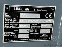 Linde S50 //Perfect/Like new/2346 hours