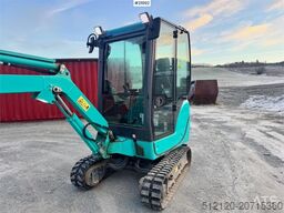 Kobelco SK18 Mini excavator w/ Powertilt, 3 buckets, rippe