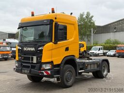 SCANIA 450 XT 4x4 Euro 6 SZM Kipphydraulik Blatt / Luft