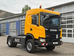 SCANIA 450 XT 4x4 Euro 6 SZM Kipphydraulik Blatt / Luft