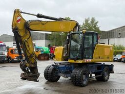 CATERPILLAR M322F Mobilbagger 21,8 T mit GPS Topcon