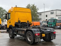SCANIA 450 XT 4x4 Euro 6 SZM Kipphydraulik Blatt / Luft