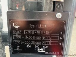 Linde L 14 i Triplex Batterie Bj.22