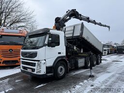 Volvo FM410 8X4 Kipper mit Kran HIAB 244-5
