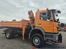 Mercedes-Benz 1829 4x4 Kran Winter Schneeschild Salzstreuer