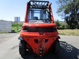 Linde H80D-02 Zinkenversteller + Duplex-Freisichtmast