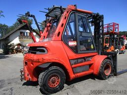 Linde H80D-02 Zinkenversteller + Duplex-Freisichtmast