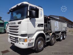 SCANIA R450 8x4 Schubboden/Abschiebemulde