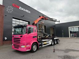 Scania G410 8x4 Haaksysteem / kraan Euro 6 Retarder
