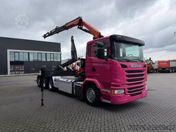 Scania G410 8x4 Haaksysteem / kraan Euro 6 Retarder