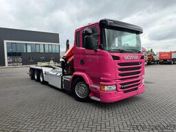 Scania G410 8x4 Haaksysteem / kraan Euro 6 Retarder
