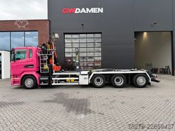 Scania G410 8x4 Haaksysteem / kraan Euro 6 Retarder