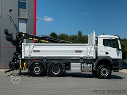 MAN TGS 28.440 6x4-4 2-Seitenkipper Recycling Kran