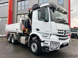 MERCEDES-BENZ AROCS 6x4 Dreiseitenkipper FASSI F255A SOFORT