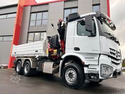 MERCEDES-BENZ AROCS 3348 6x4 Dreiseitenkipper FASSI F255A