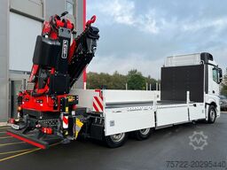 MERCEDES-BENZ ACTROS 2548/CONTAINERPRITSCHE/KRAN FASSI F545
